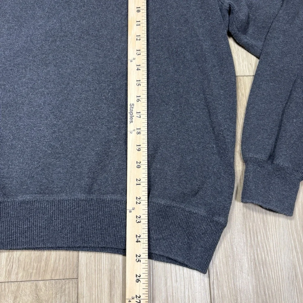 Vintage Polo Ralph Lauren Crewneck Sweater Mens Large Gray Green‎ Pullover